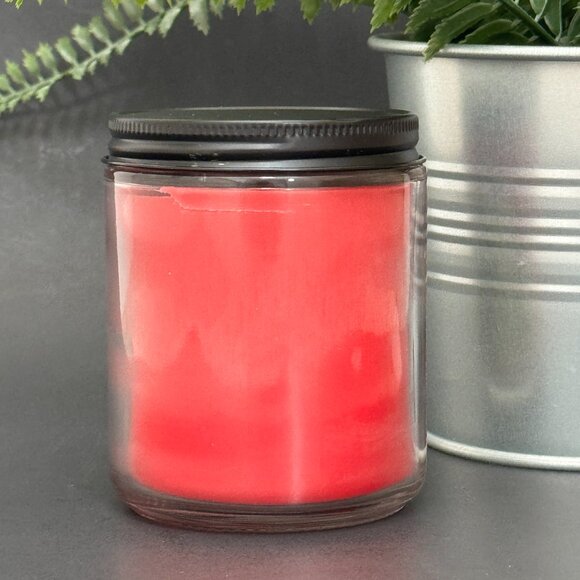 BBW 'Tis The Season White Barn Bath & Body Works Mason Jar Single Wick Candle - Picture 2 of 10